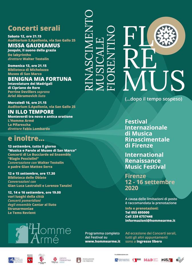 Floremus 2020 Il Programma