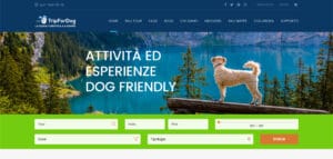 L'home page di TripForDog