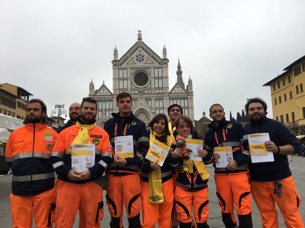 Io Non Rischio - I volontari in Piazza Santa Croce