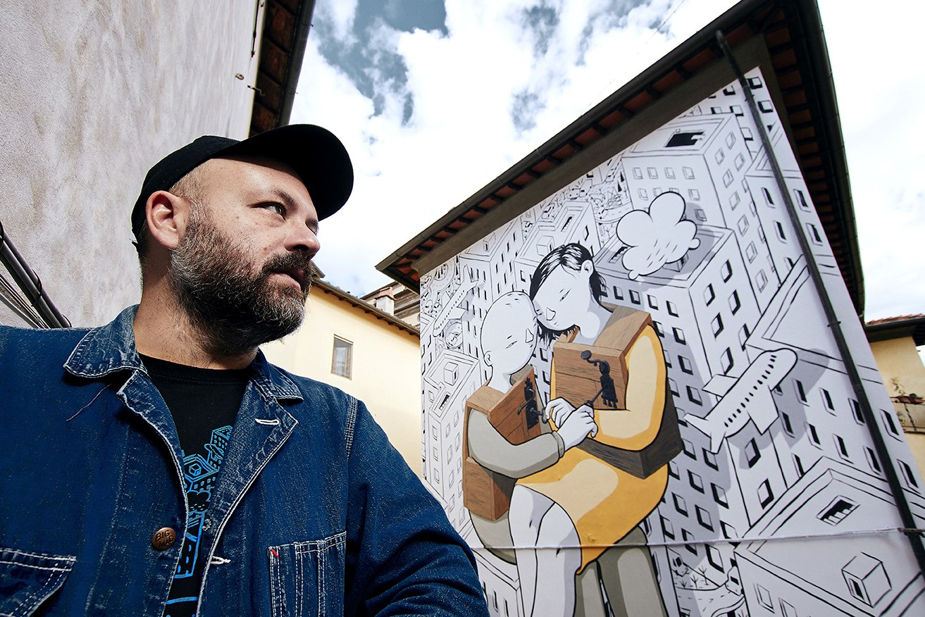 Lo street artist Millo arriva a Pistoia con &#39;Nessuna esitazione&#39; - intoscana