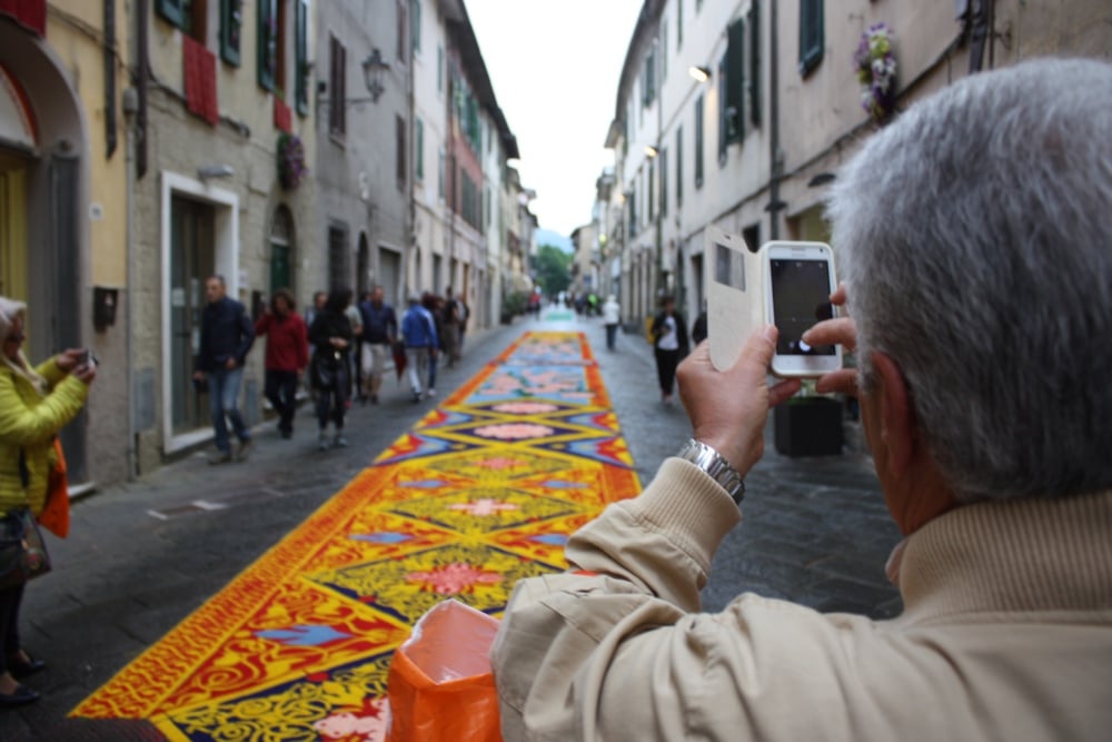 I tappeti di segatura di Camaiore