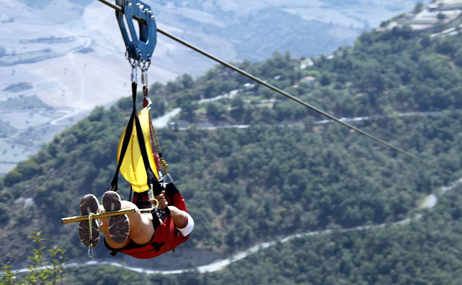 Sport e adrenalina: arriva il Volo dell&#39;Angelo sul Lago di Vagli - intoscana